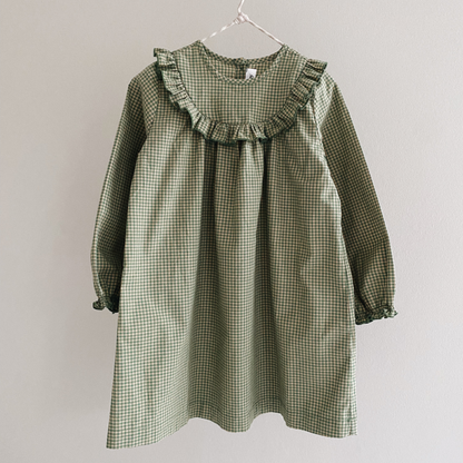 Noey Dress, Green Check