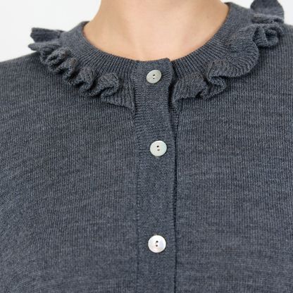 Ismaila 14 Cardigan, Stormy Grey
