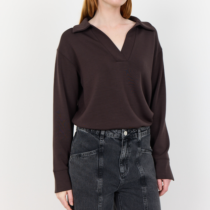 Ezra 6 Sweatshirt, Brun