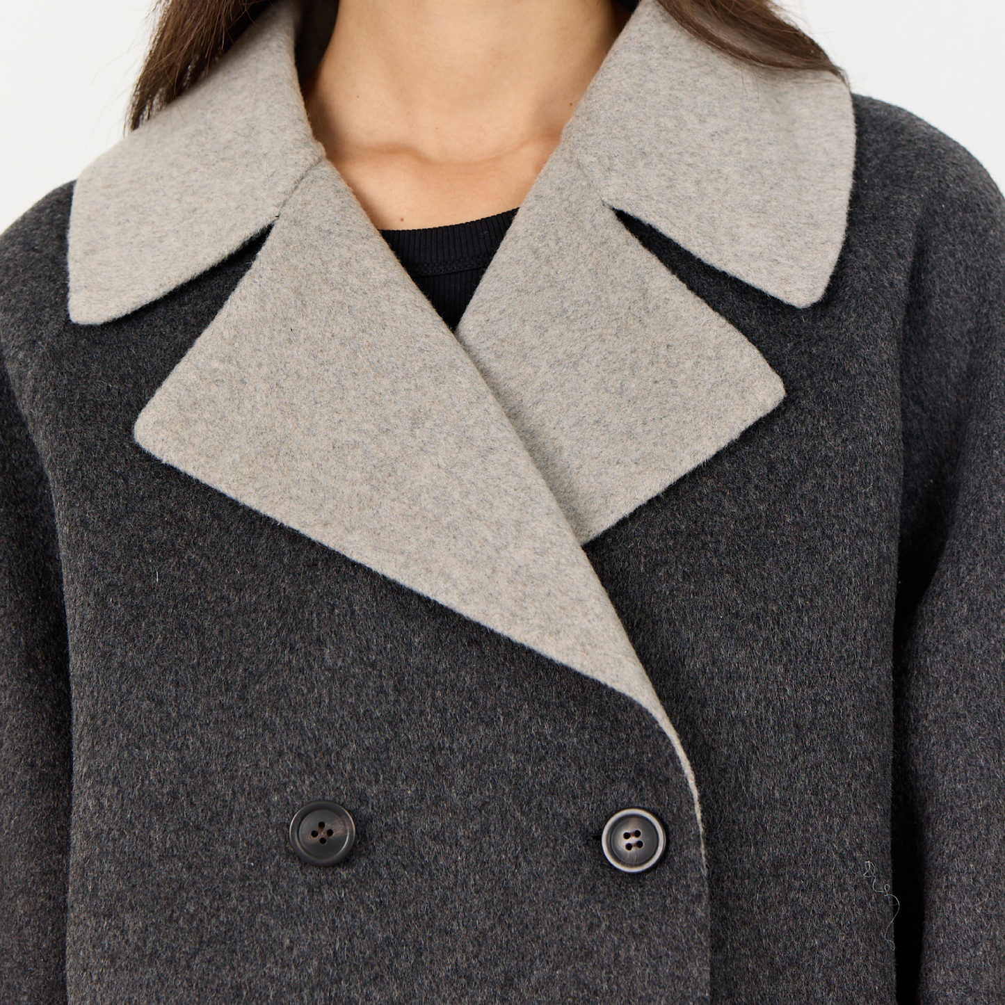 Maia 2 Frakke, Dark Grey
