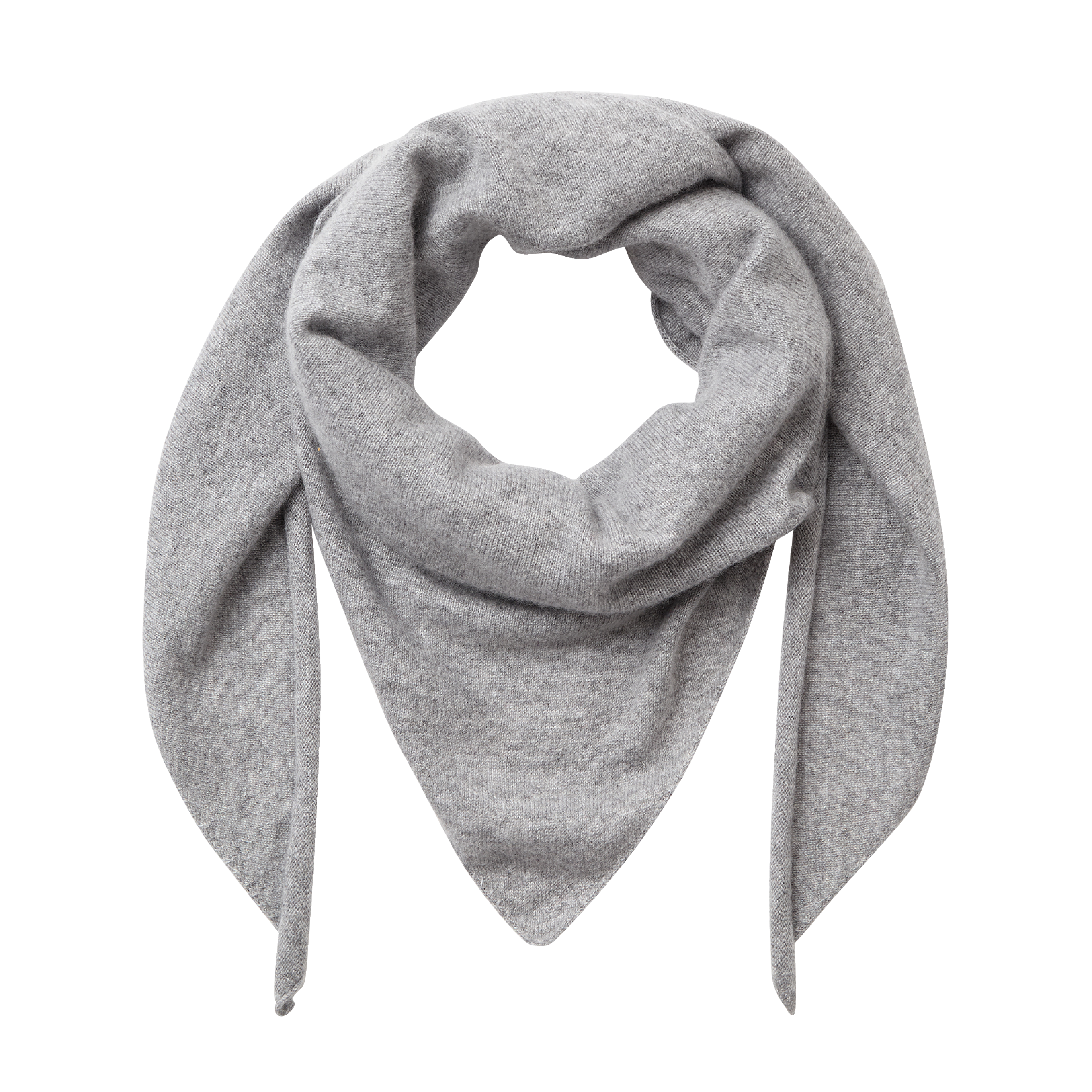 Eloise 20 Cashmere Tørklæde, Light Grey Melange