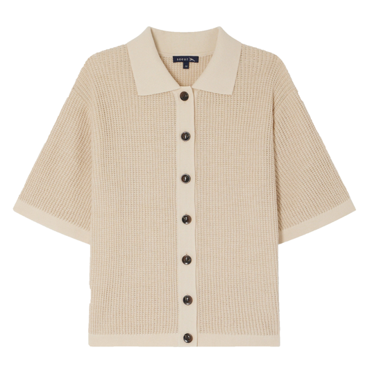 David Polo Shirt, Ecru