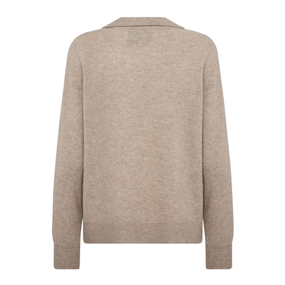 Eloise 5 Cashmere Strik, Aluminum Melange