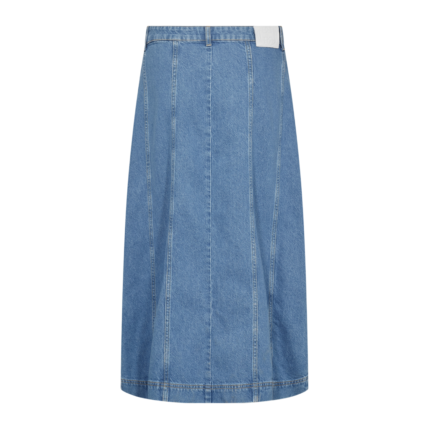 Frilla Denim Nederdel, Medium Blue