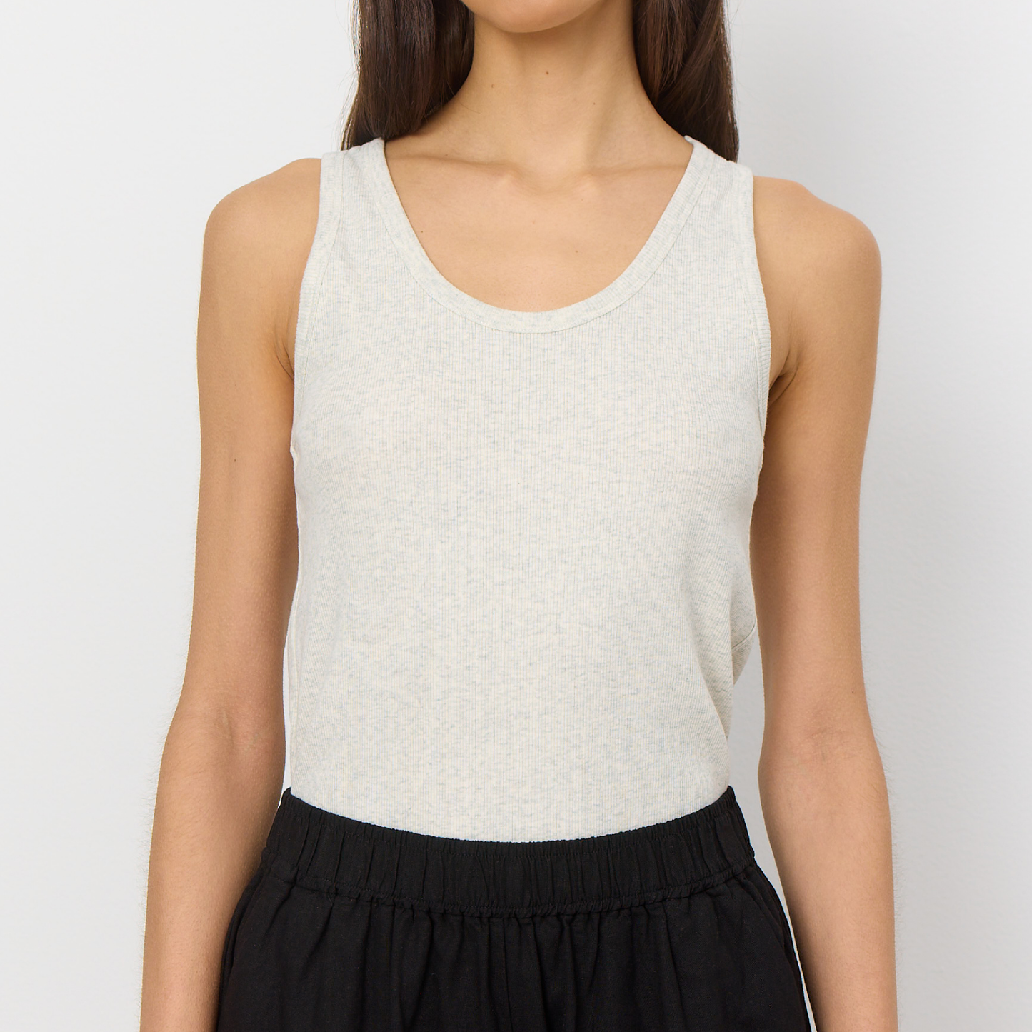 Gaya-1 Tank Top, Turtledove Melange