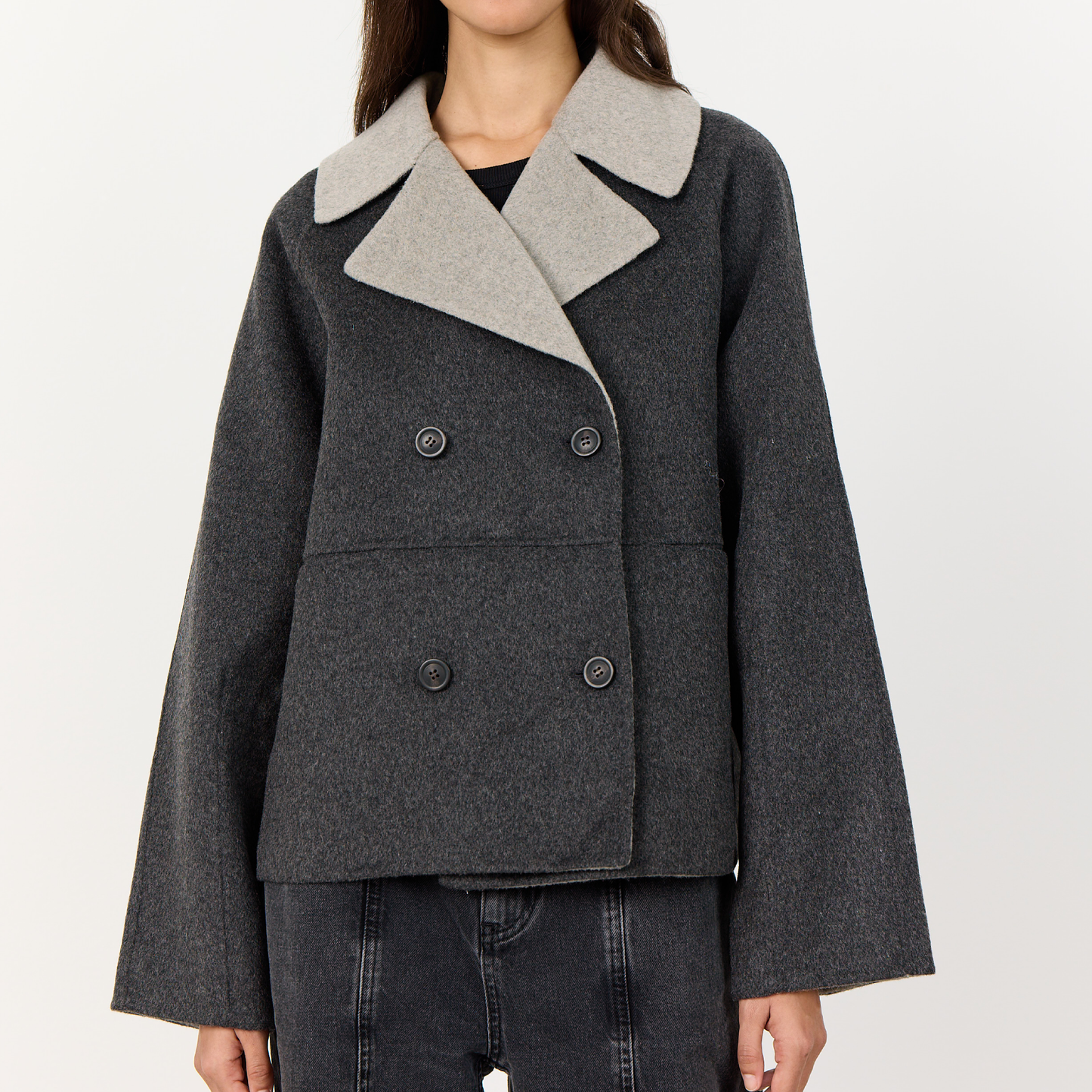 Maia 2 Frakke, Dark Grey