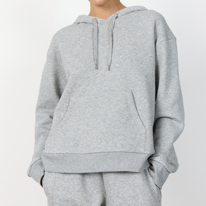 Nuka 21 Hættetrøje, Light Grey Melange