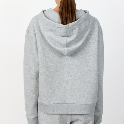 Nuka 21 Hættetrøje, Light Grey Melange