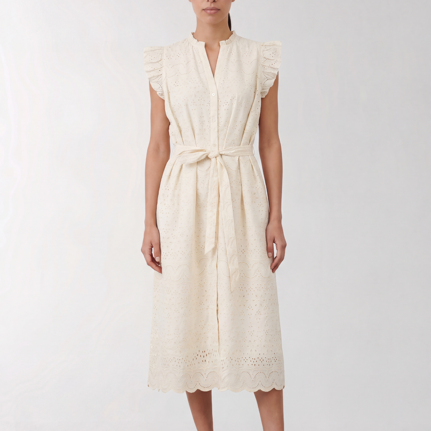 Rosalina 3 Kjole, White