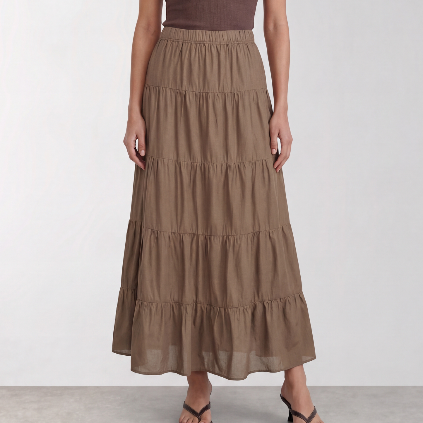 Rosy 1 Nederdel, Taupe