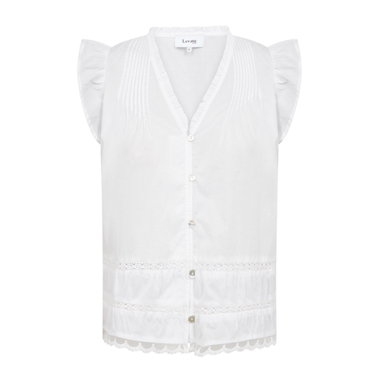 Rosy 2 Top, Hvid