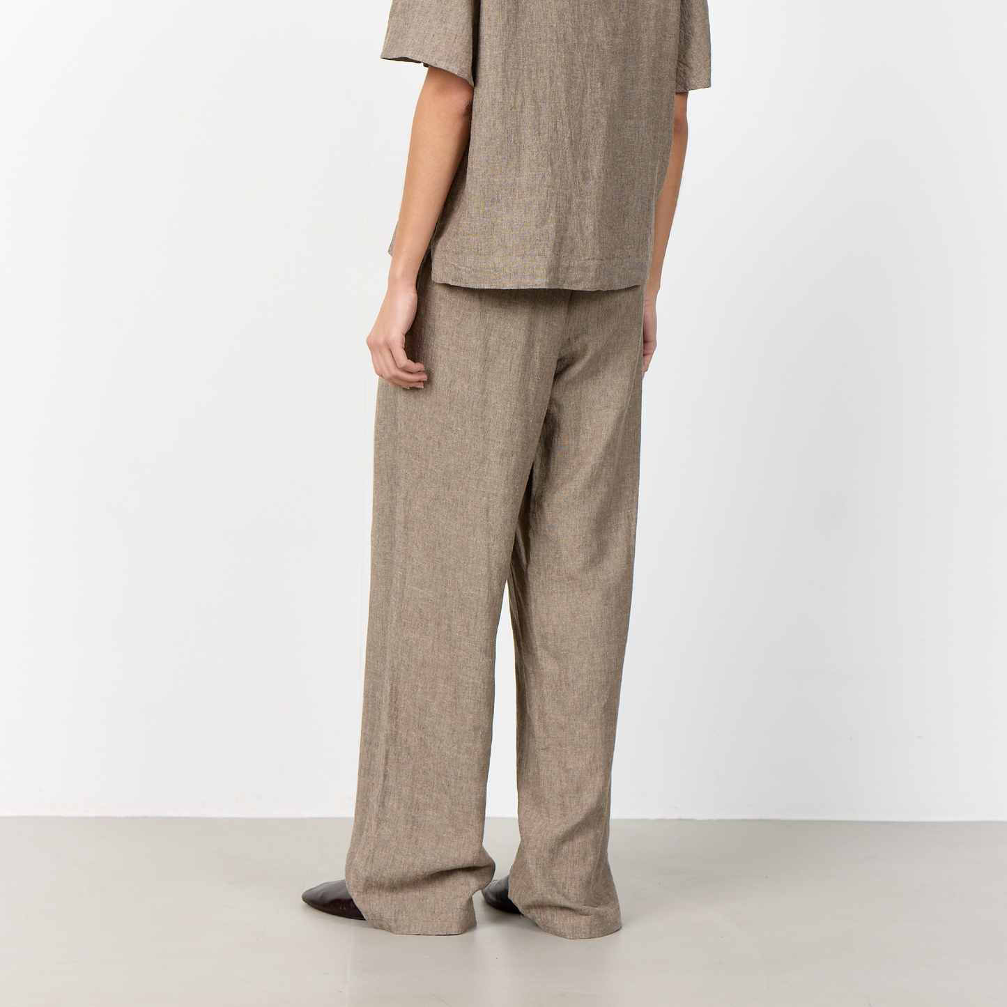 Naja 7 Bukser I Hør, Falcon Melange