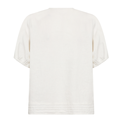 Naja 54 Top I Hør, Hvid