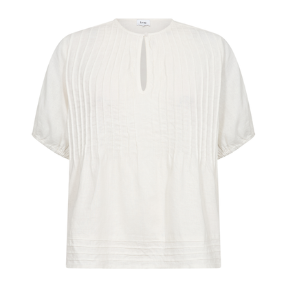 Naja 54 Top I Hør, Hvid