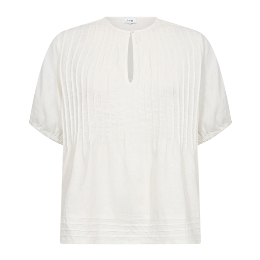 Naja 54 Top I Hør, Hvid