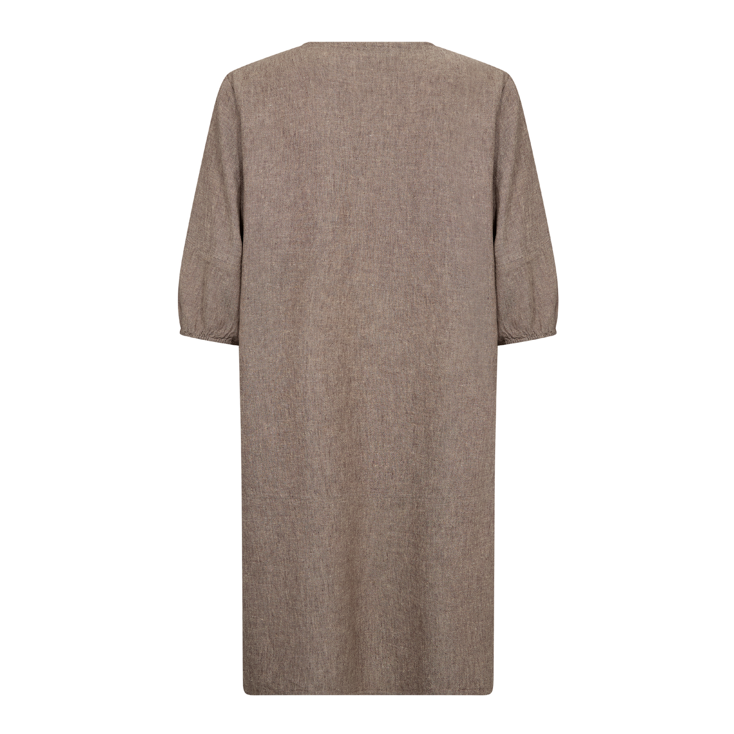 Naja 56 Kjole I Hør, Island Fossil Melange