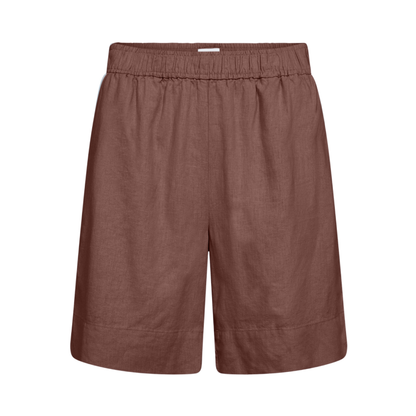 Naja 29 Shorts I Hør, Brun