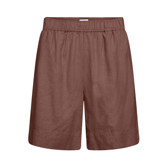 Naja 29 Shorts I Hør, Brun