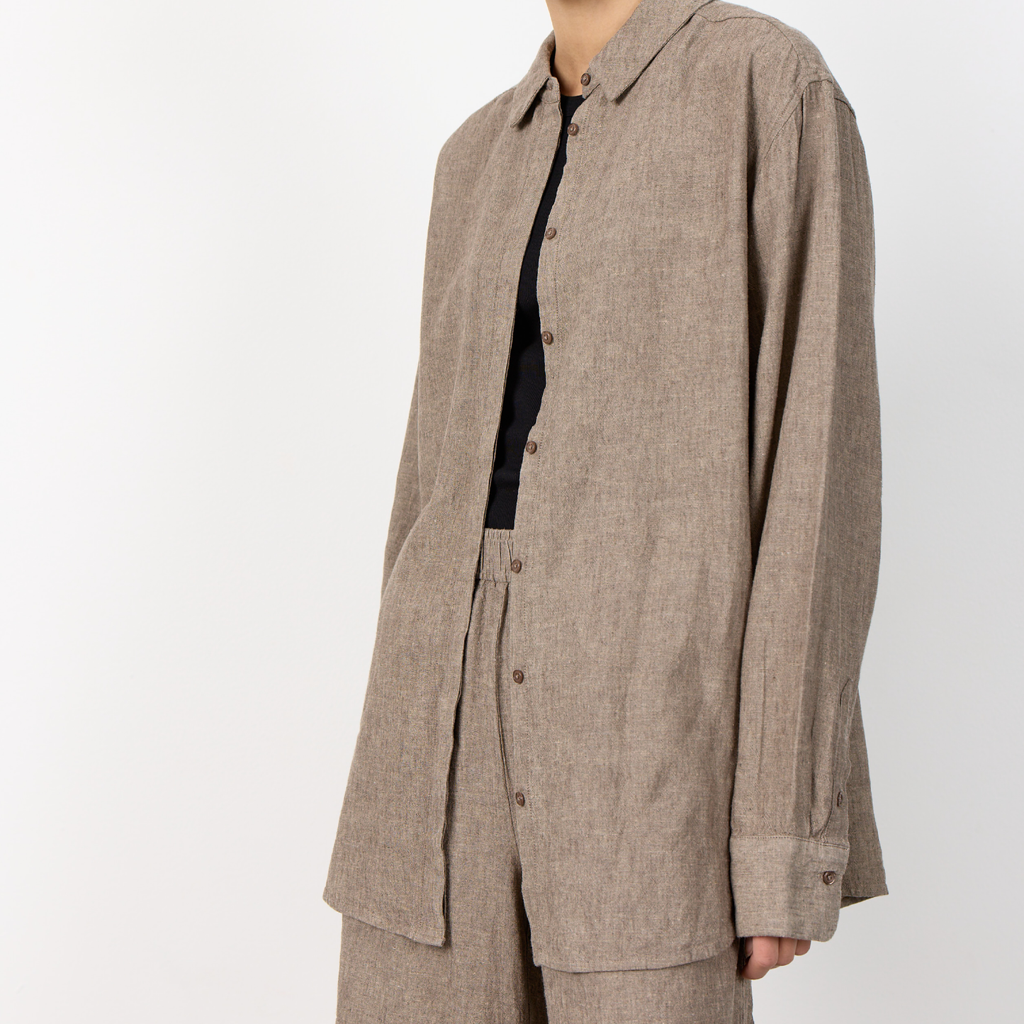 Naja 20 Skjorte I Hør, Falcon Melange