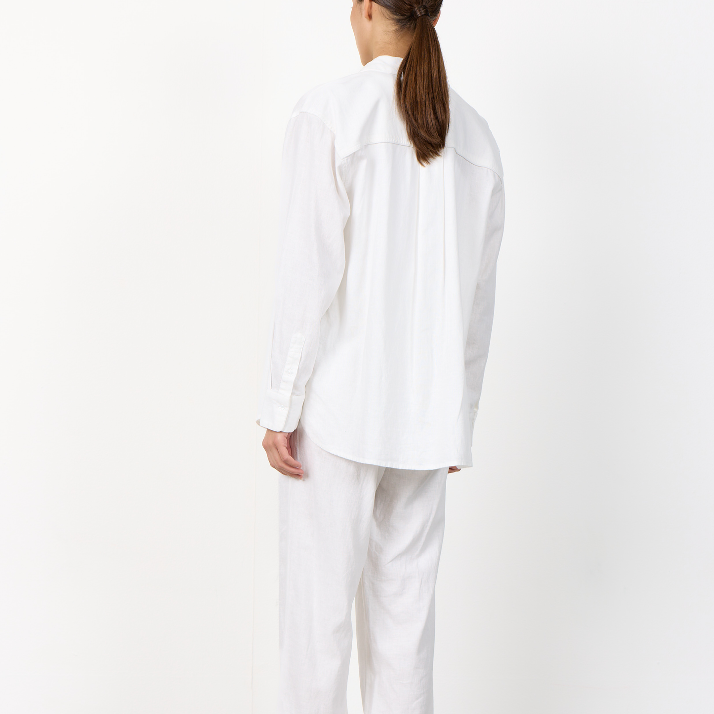 Naja 20 Skjorte I Hør, Hvid