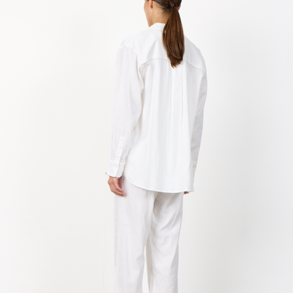 Naja 20 Skjorte I Hør, Hvid