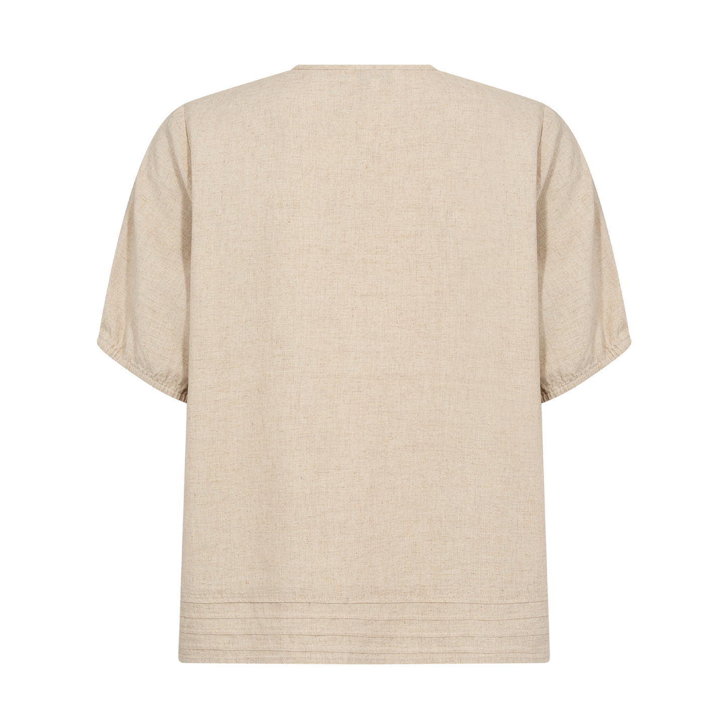 Naja 54 Top I Hør, Island Fossil Melange