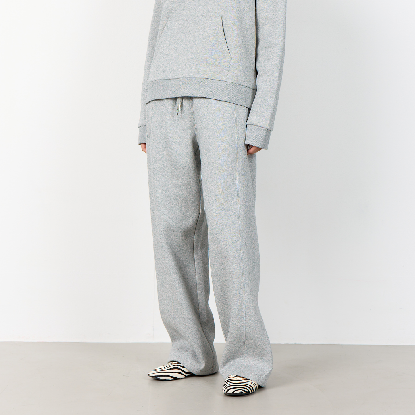 Nuka 15 Sweatbukser, Light Grey Melange