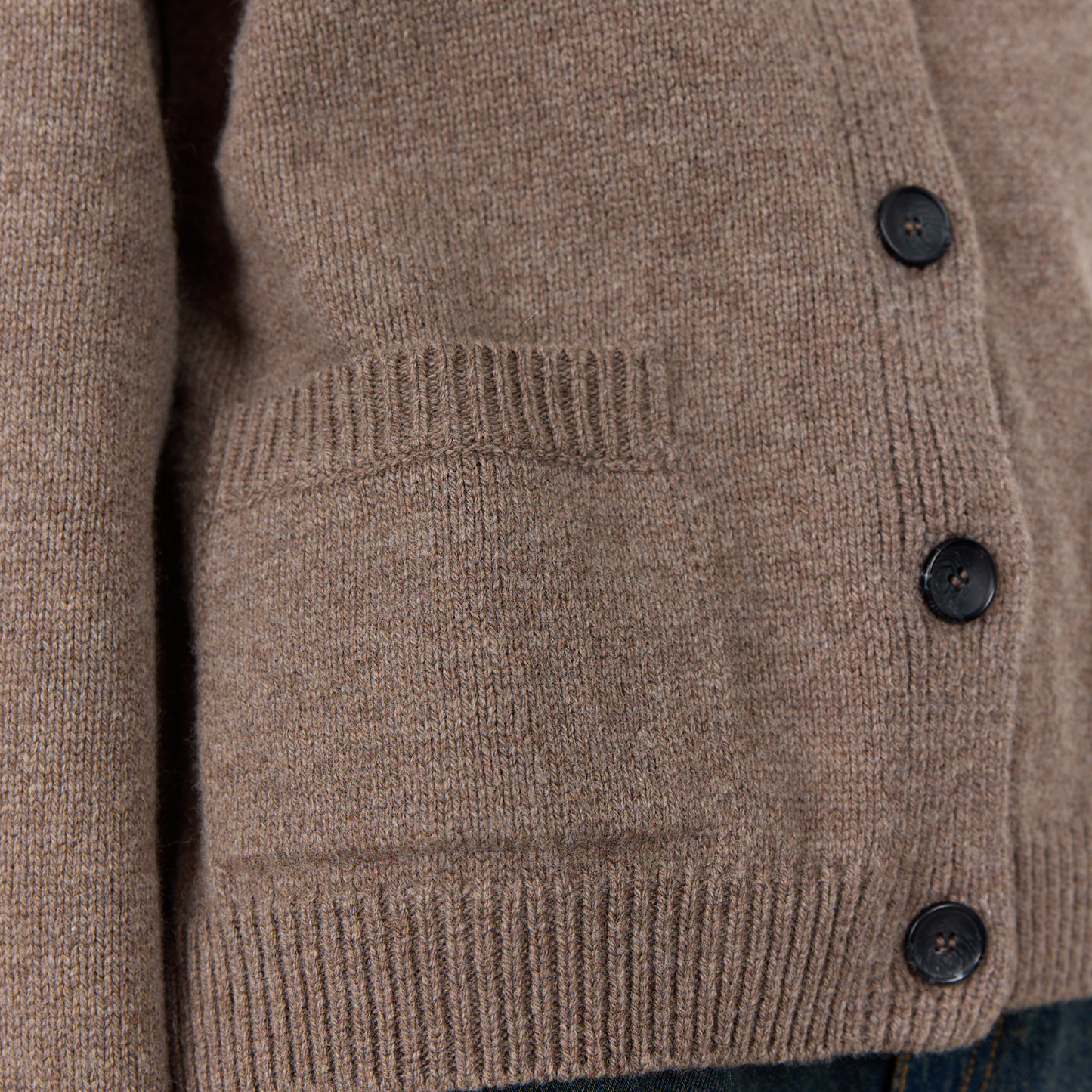 Perle 9 Cardigan, Taupe