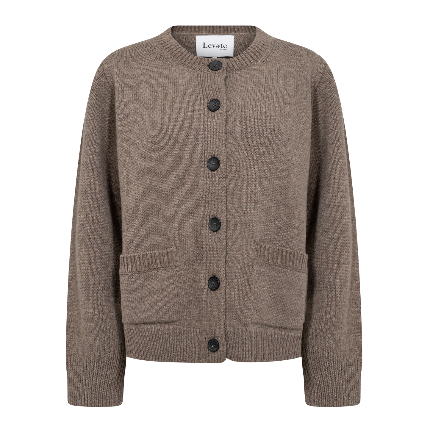 Perle 9 Cardigan, Taupe