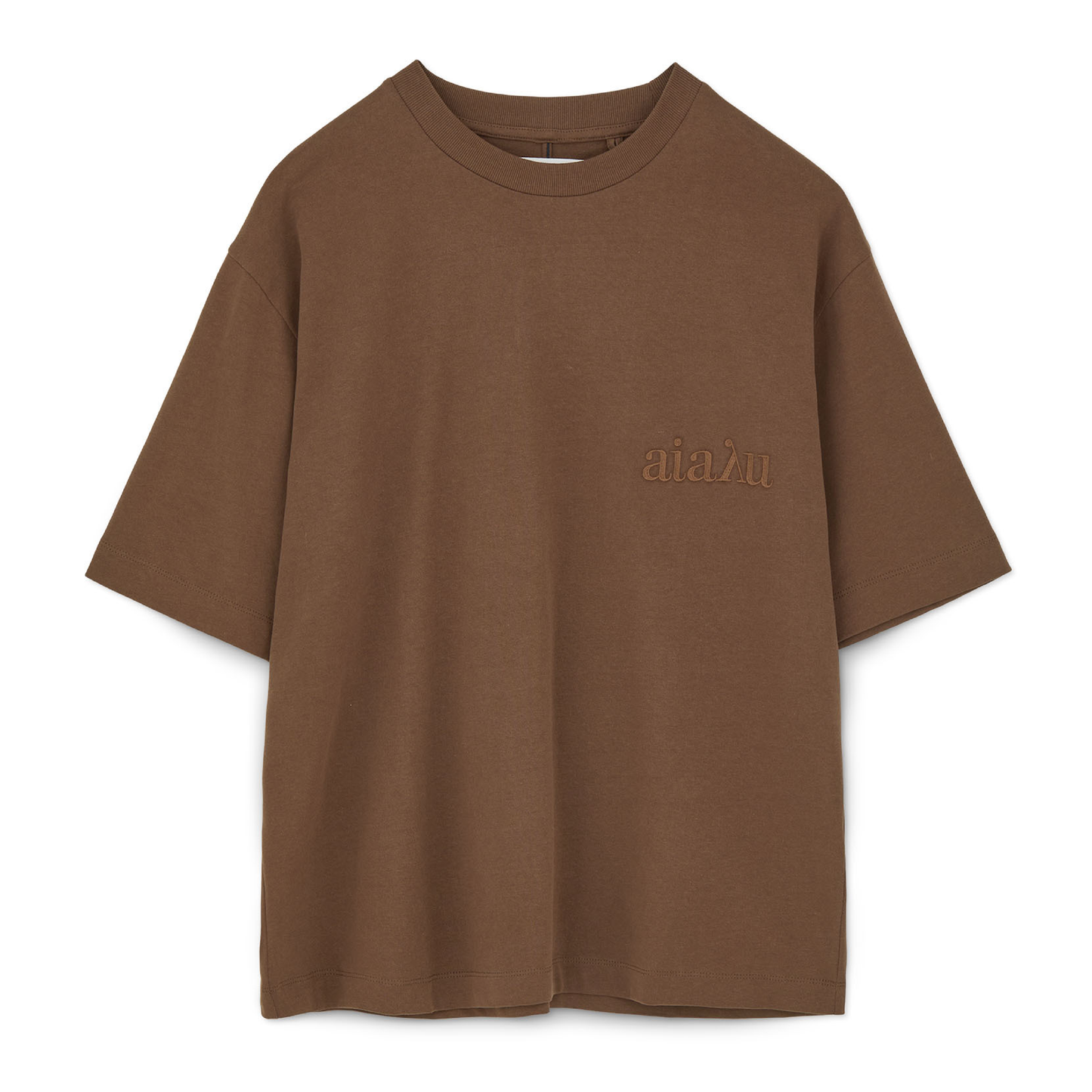 Lou Circular Tee, Coffee