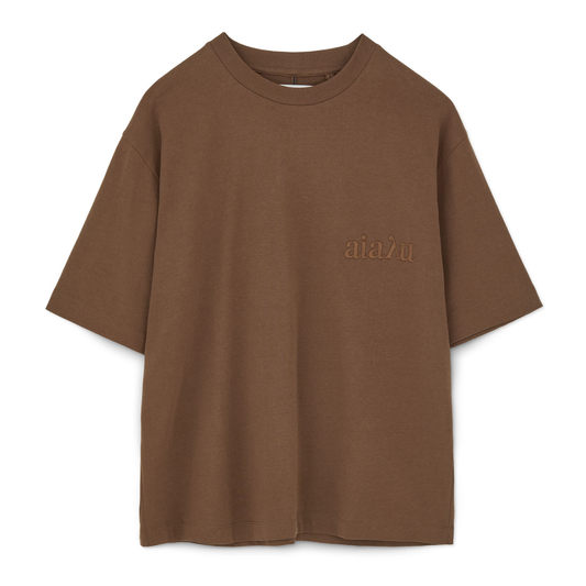 Lou Circular Tee, Coffee