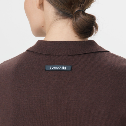 Violette Top, Chestnut