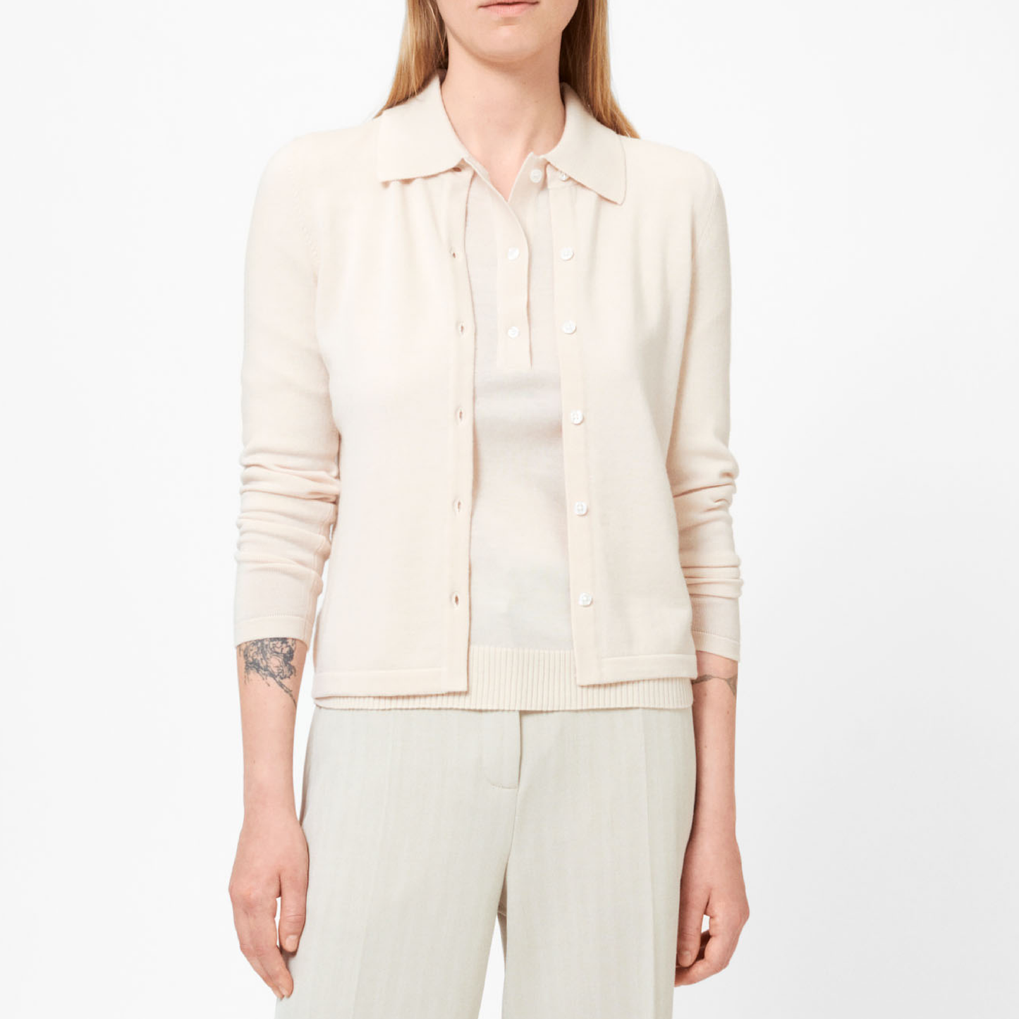 Jos Cardigan, Beige