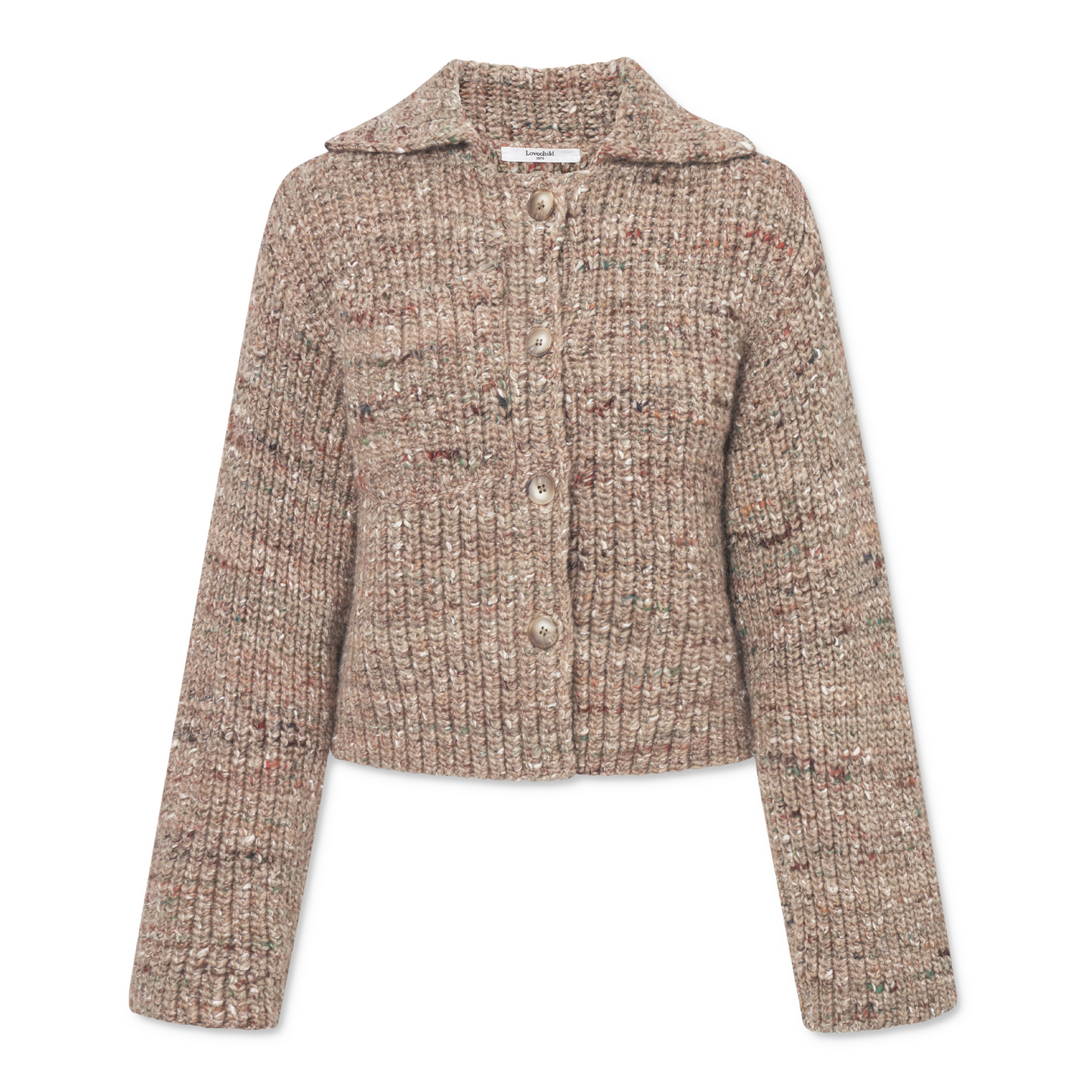 Lola Cardigan, Beige Paella