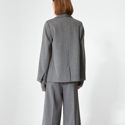 Nigella Blazer, Grey Melange