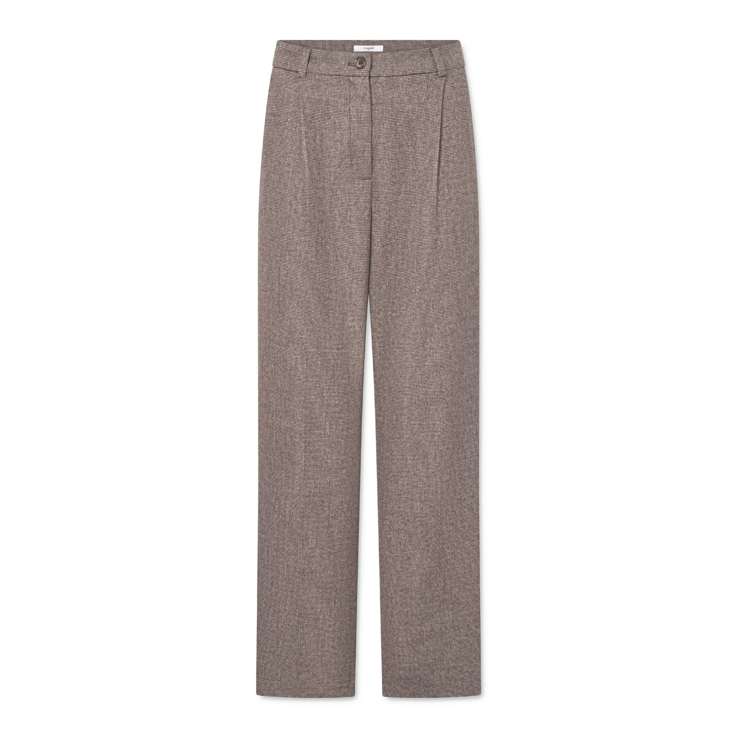 Lucas Pants, Beige Houndstooth