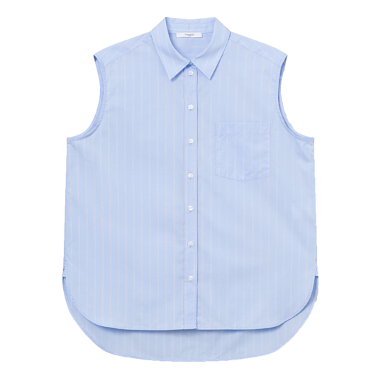 Brooklyn Shirt, Blue Pinstripe