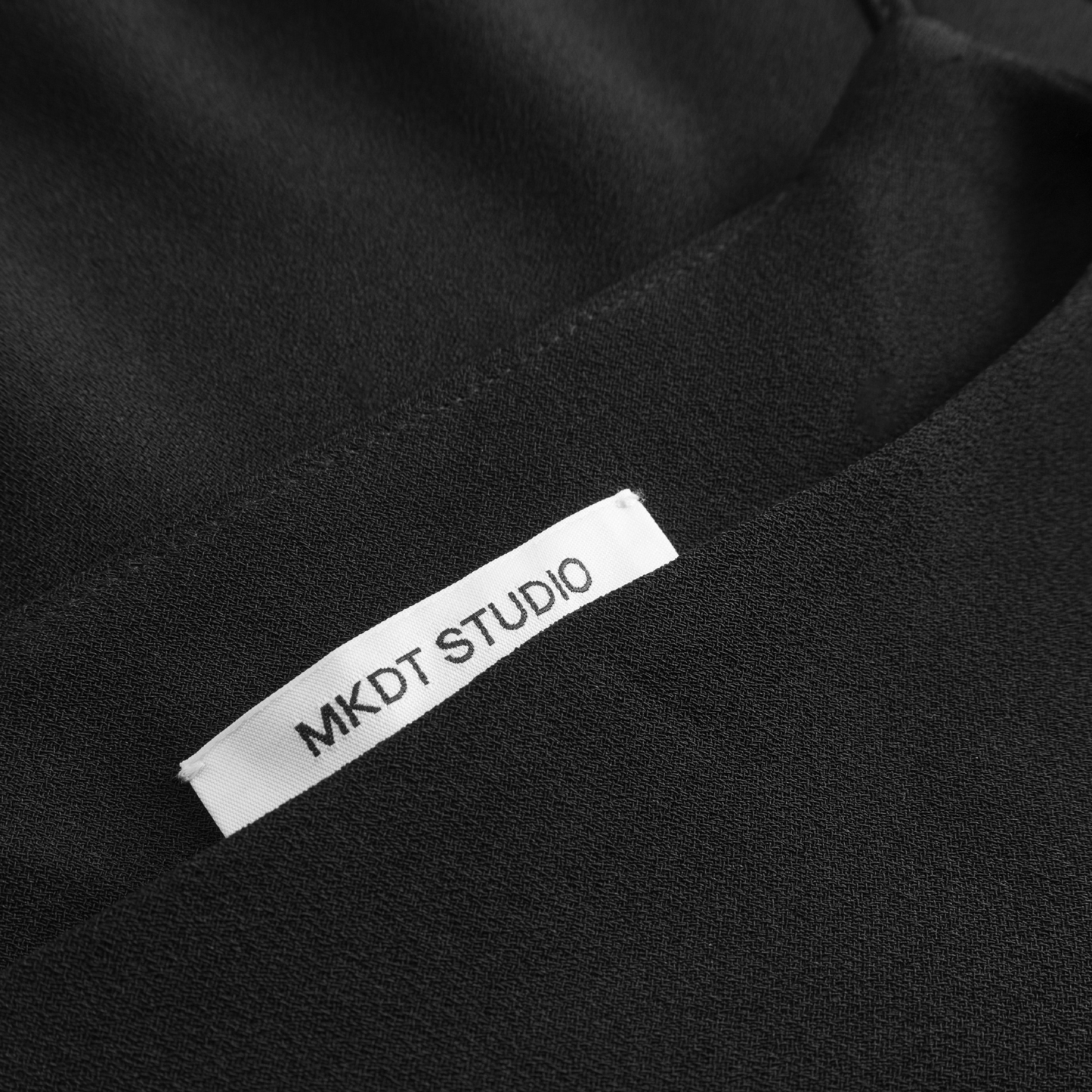 Tatianna Crepe Georgette Top, Black