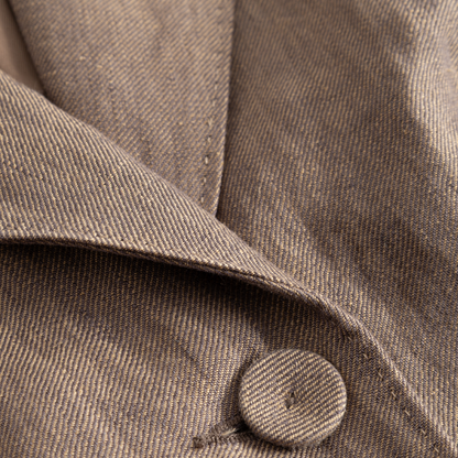 Jenny Linen Hemp Blazer, Wood