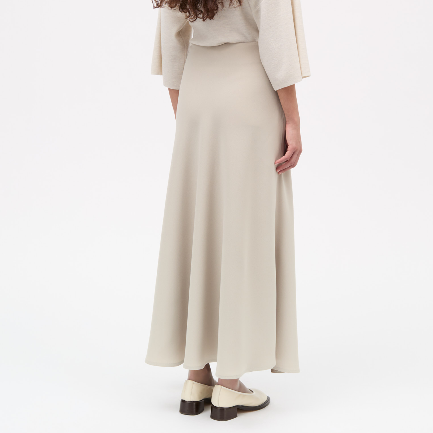 Nimo Crepe Georgette Nederdel, Sand