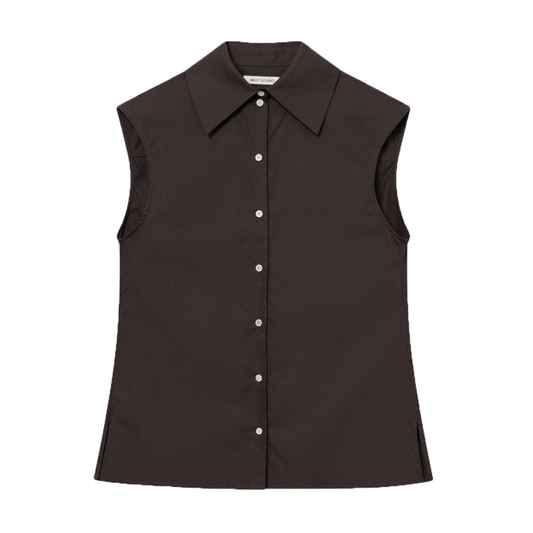 Somi Signaturepoplin Skjorte, After Dark