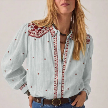 Salinger Shirt, Blue Paprika