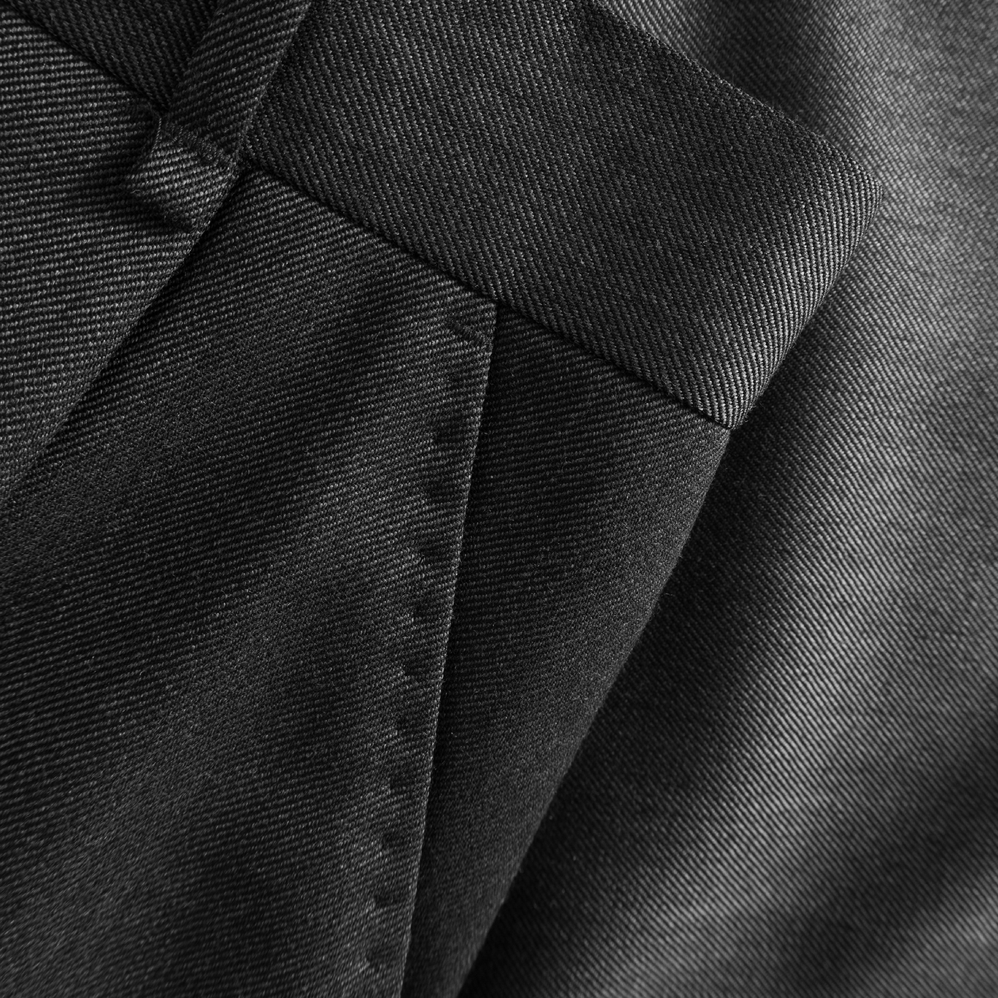 Pirka Eco Wool Twill Bukser, Dark Grey