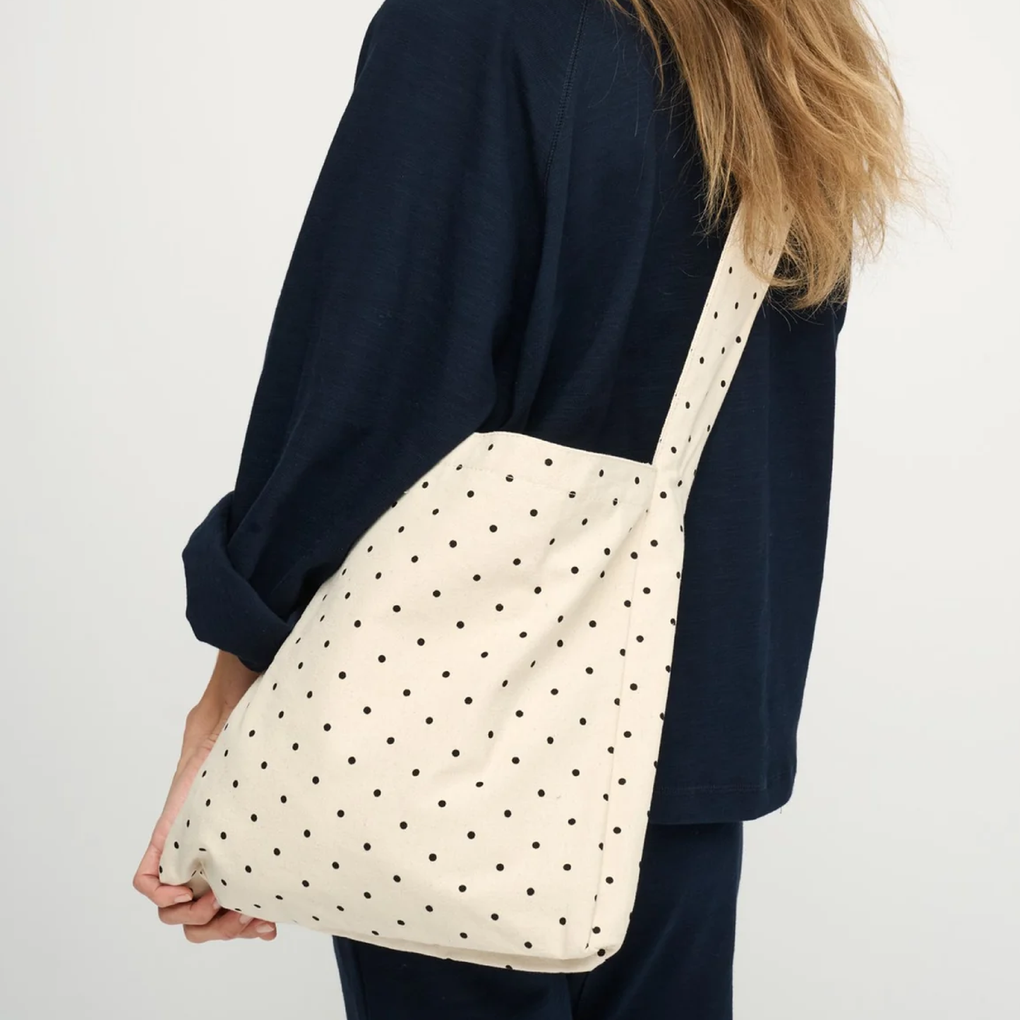 Moshi Dotted Crossbody Taske, Ecru/Black Dots