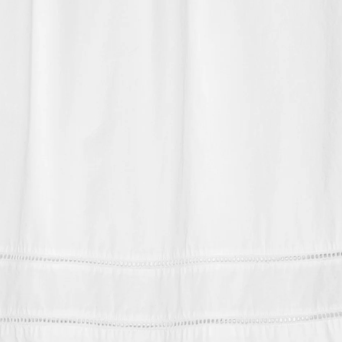 Sunshine Poplin Top, White