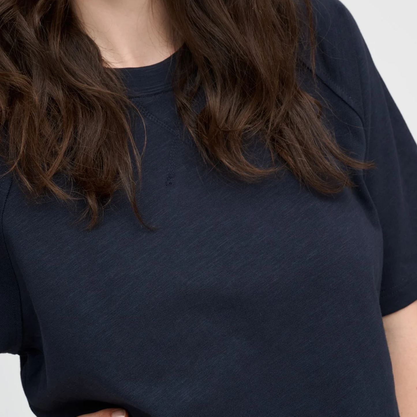 Aura Tee, Dark Navy