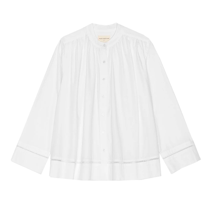 July Poplin Shirt, White