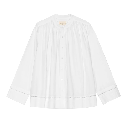 July Poplin Shirt, White