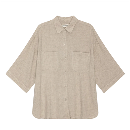 Ellie Shirt Linen, Natural Linen