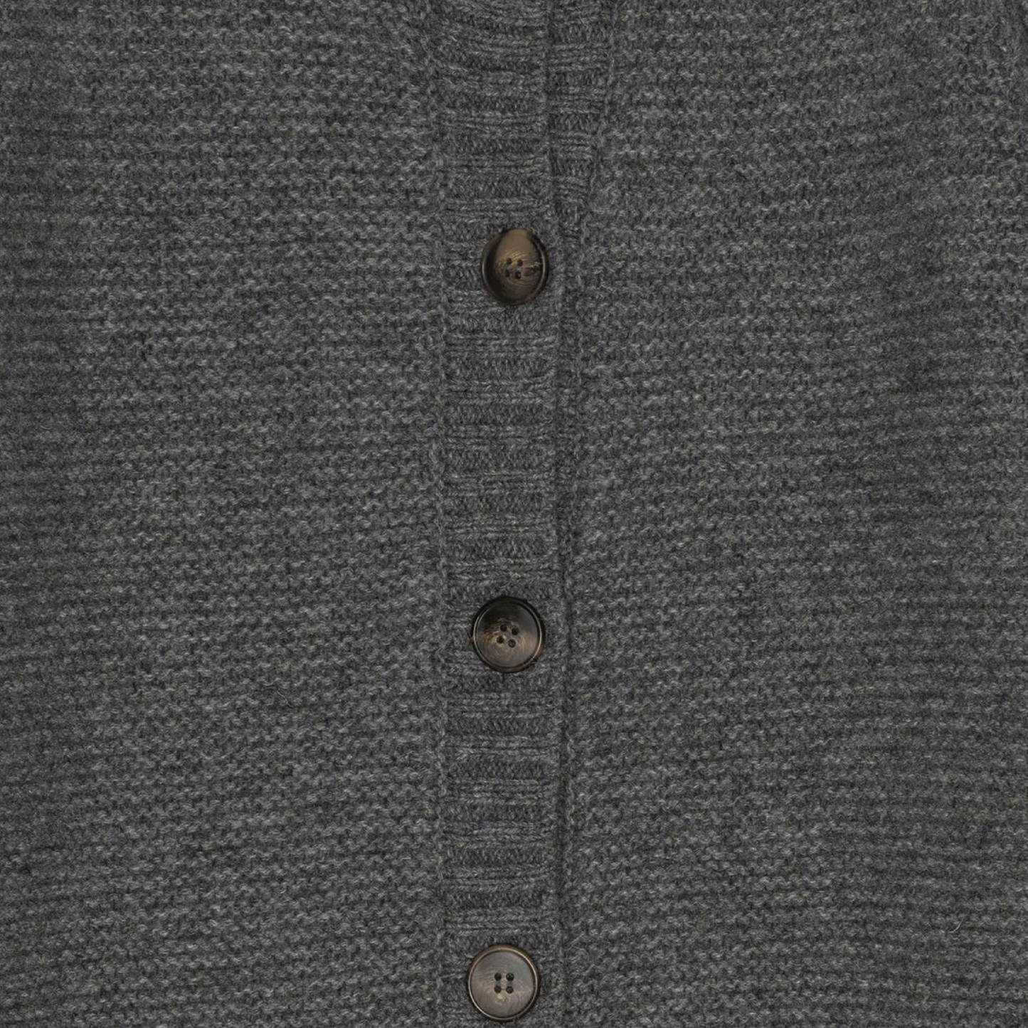 Sofia Cardigan Wool, Dark Grey Melange